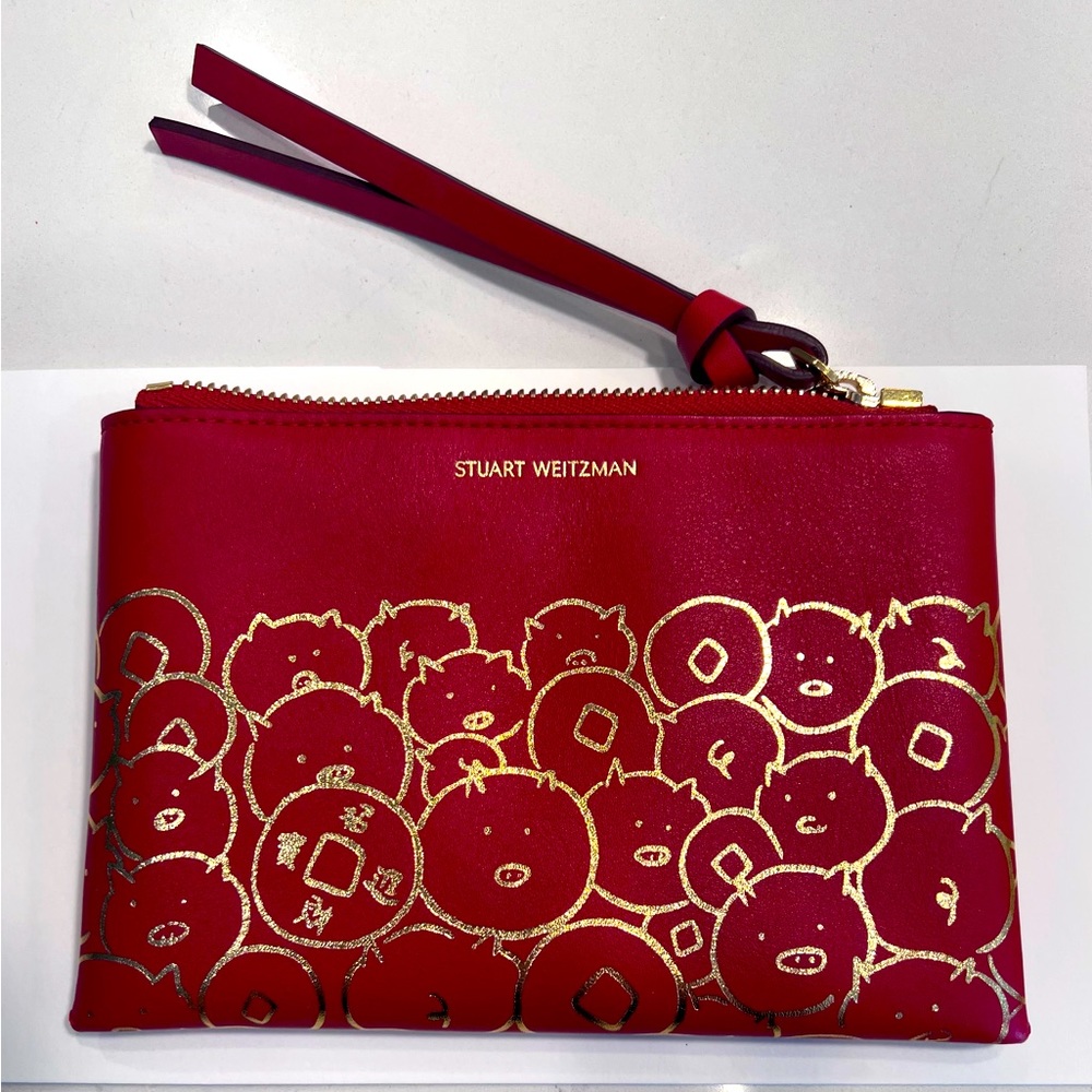 Stuart Weitzman small nappa leather wallet/purse